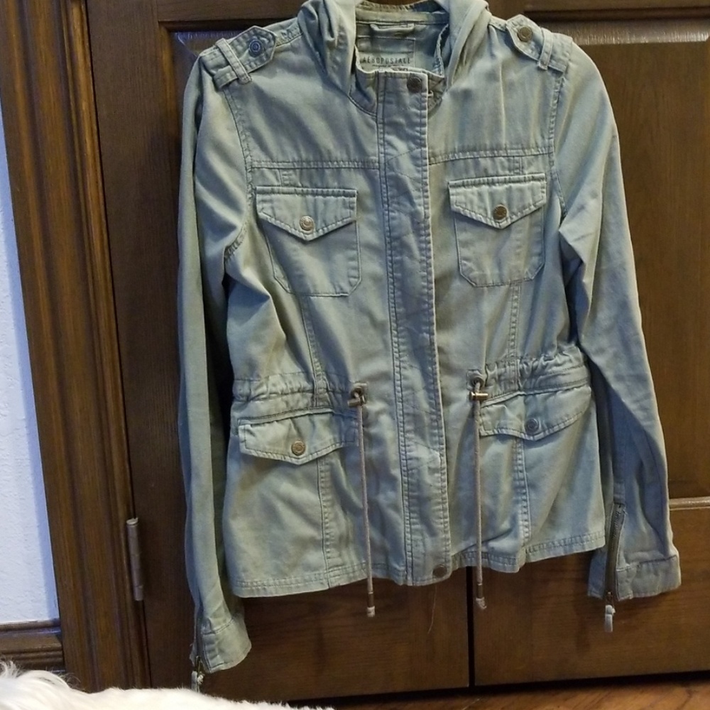 Army green jacket